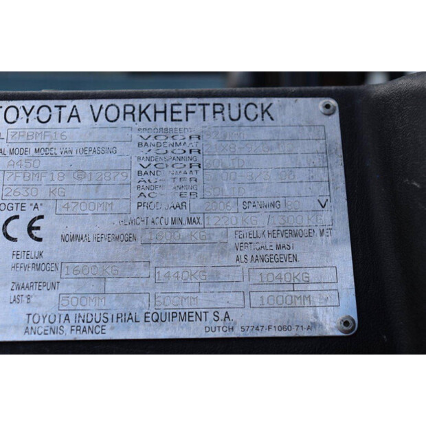 2006 Toyota 7FBMF16-43205106