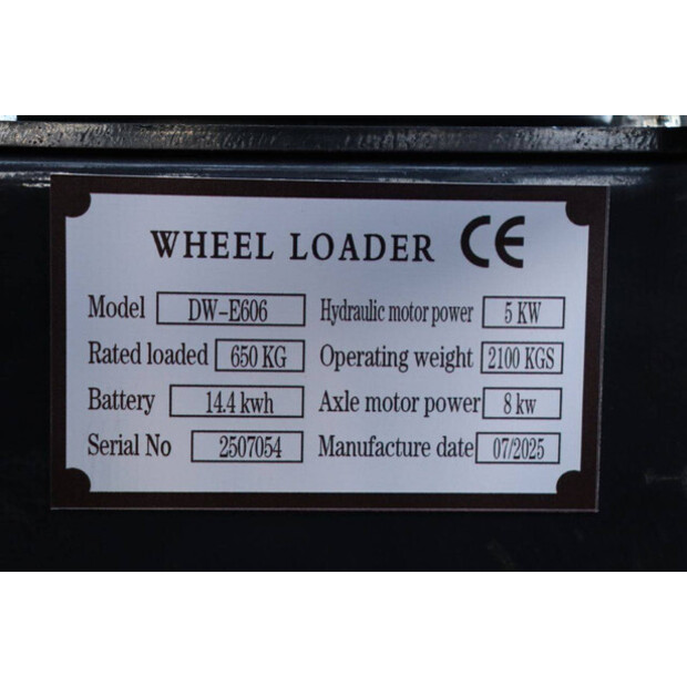 2025 Shandong DW-E606-43206152