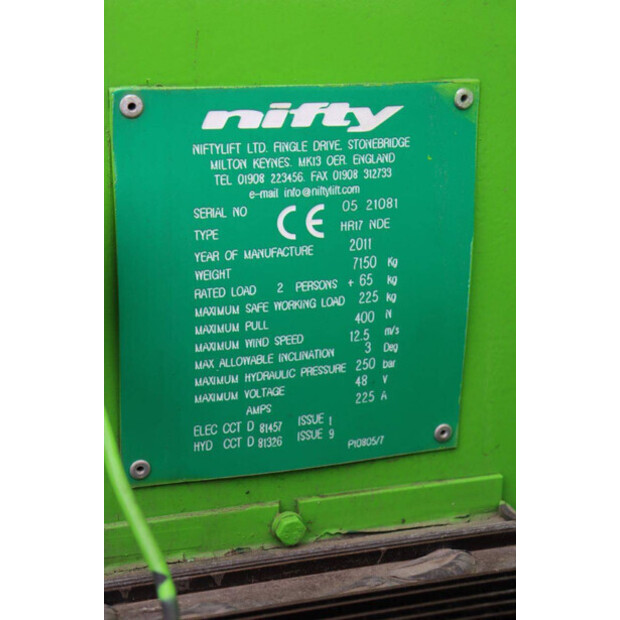 2011 NIFTY HR17N-43208107