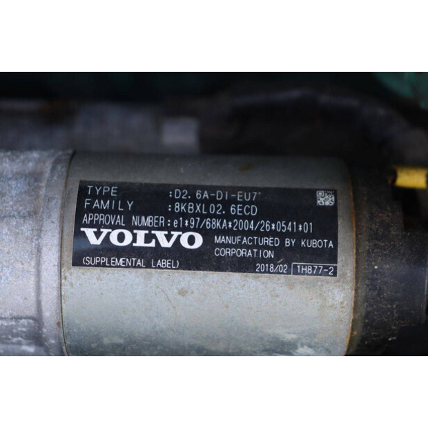 2018 فولفو ECR50D-43208191