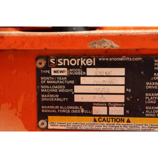 2016 Snorkel S3219E-43208850
