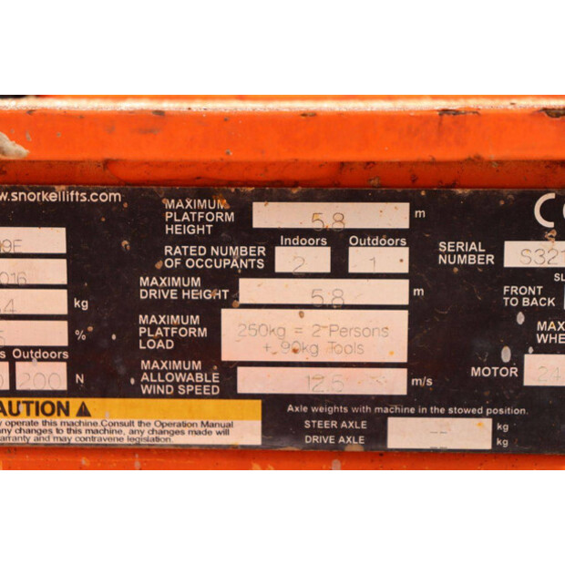 2016 Snorkel S3219E-43208851