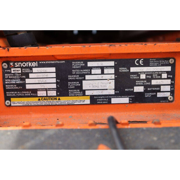 2016 Snorkel S3219E-43208963