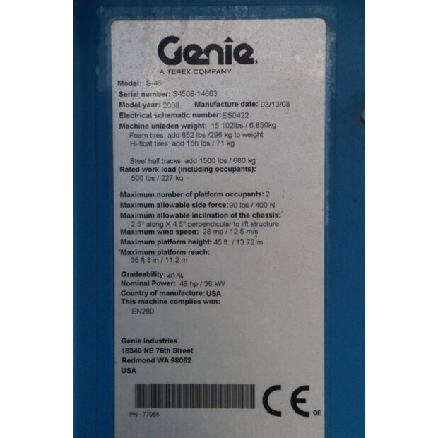 2003 Genie S-45-43209557