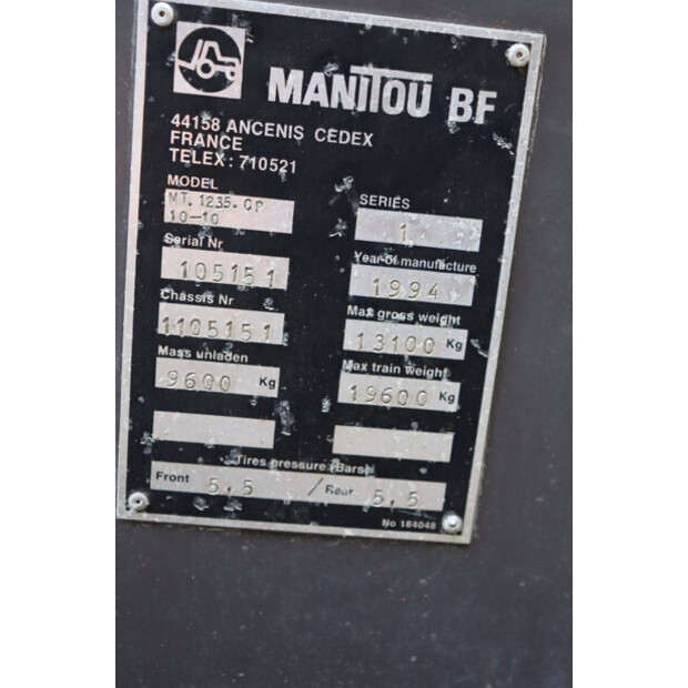 1994 Manitou MT 1235-43209592