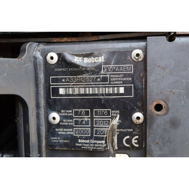 2011 BOBCAT E10-43209651