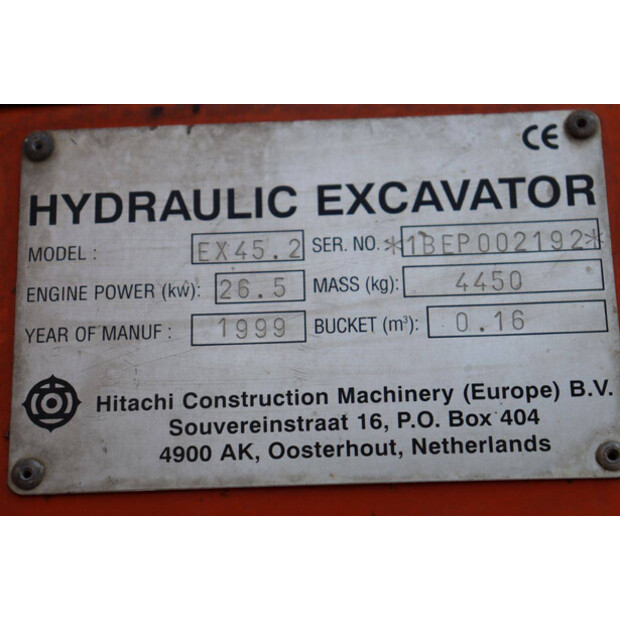 1999 Hitachi EX45.2-43209773