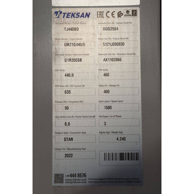 2022 Toekan TJ440BD-43210407