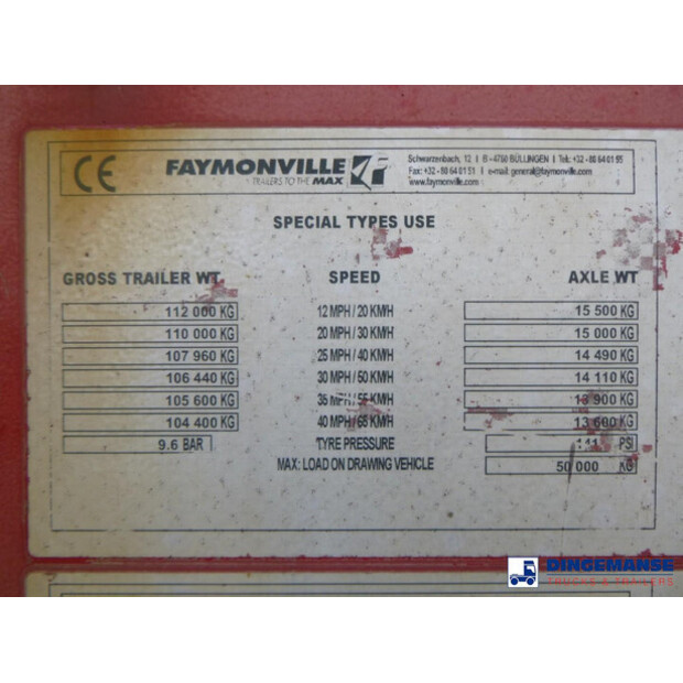 2013 Faymonville STBZ 4VA-43210726