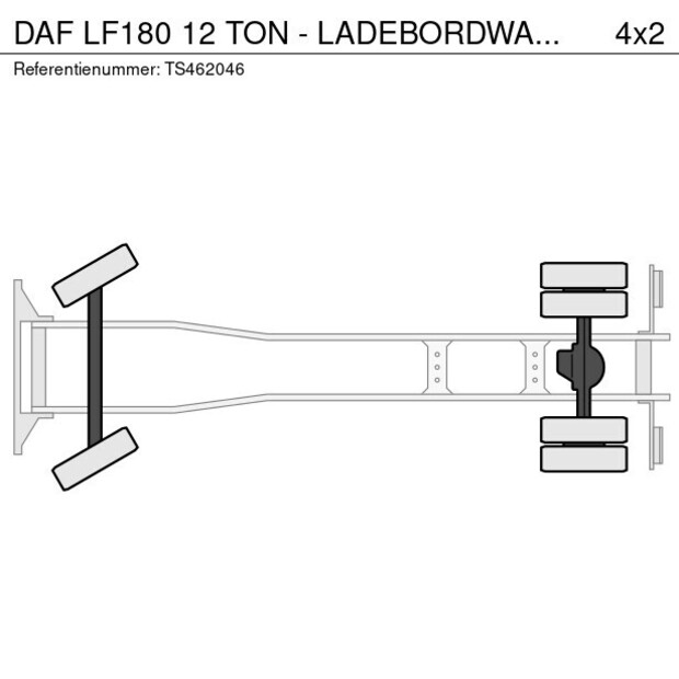 2017 DAF LF180-43224859