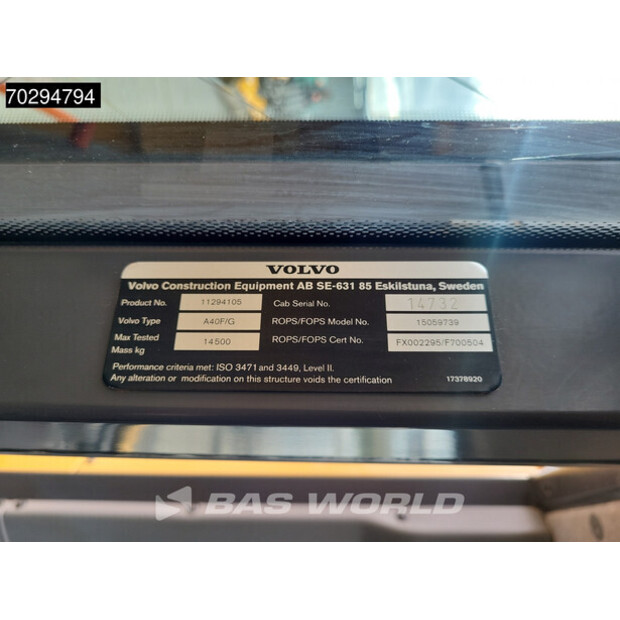 2016 فولفو A40G-43228396