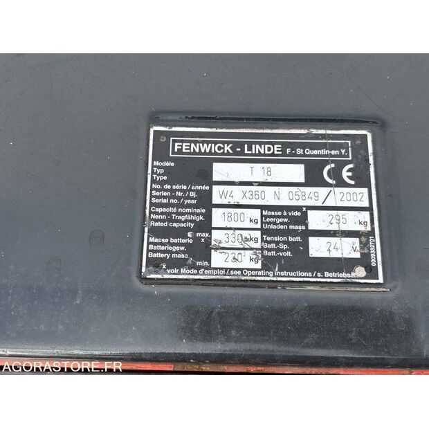 2002 Fenwick T18-43242975