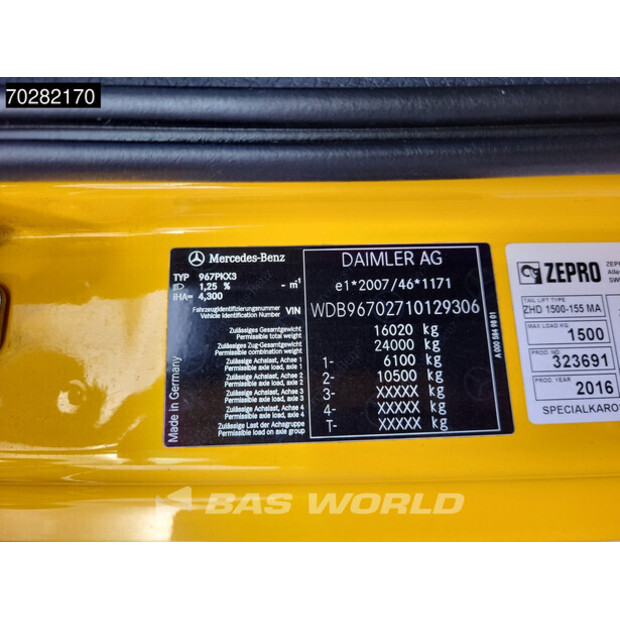 2016 مرسيدس بنز Atego 1524-43246621