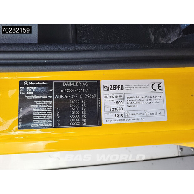 2016 مرسيدس بنز Atego 1524-43246902