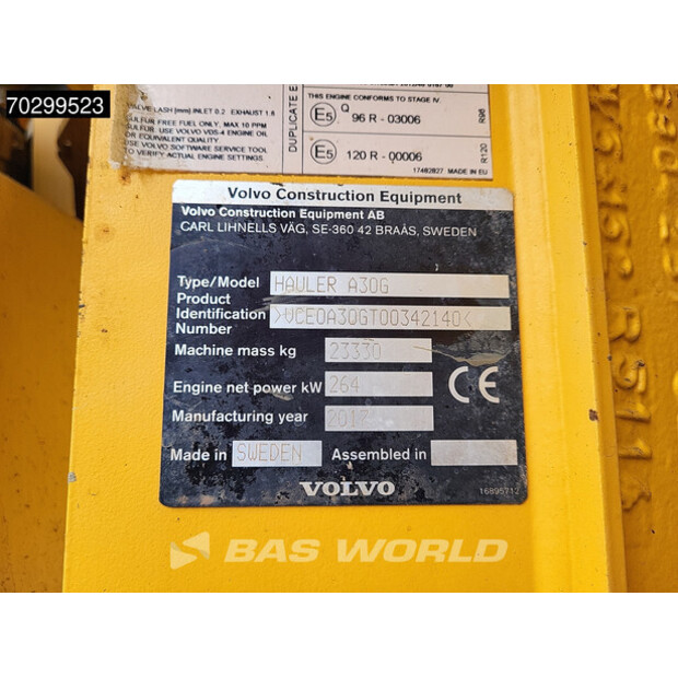 2017 Volvo A30G-43252208