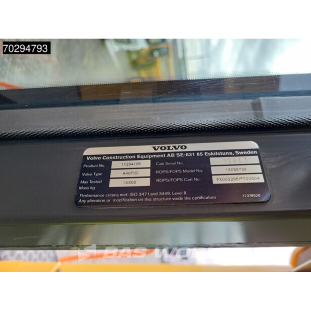 2015 Volvo A40G-43252247