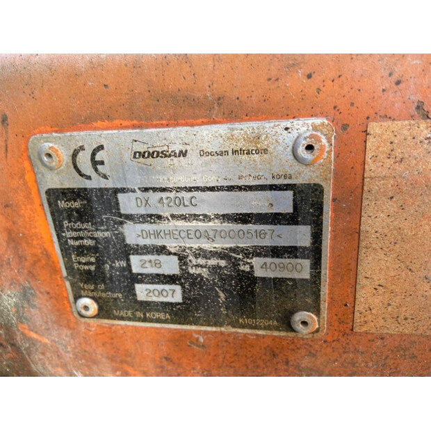 2007 Doosan DX420LC-43254405