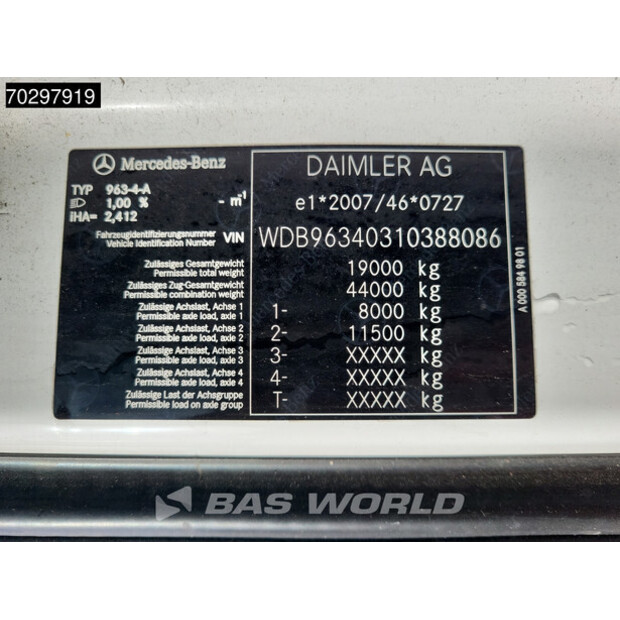 2019 Mercedes-Benz ACTROS 1845-43255825