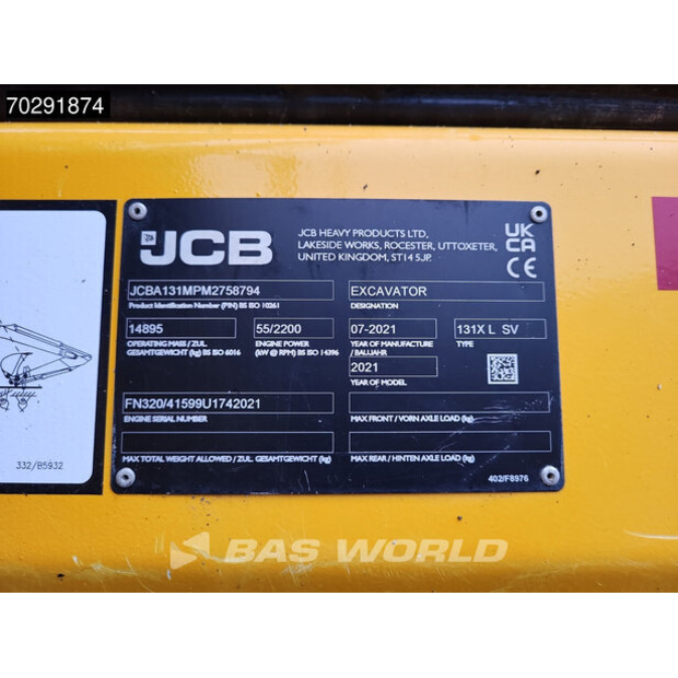 2021 جيه سي بي 131X L SV-43255915