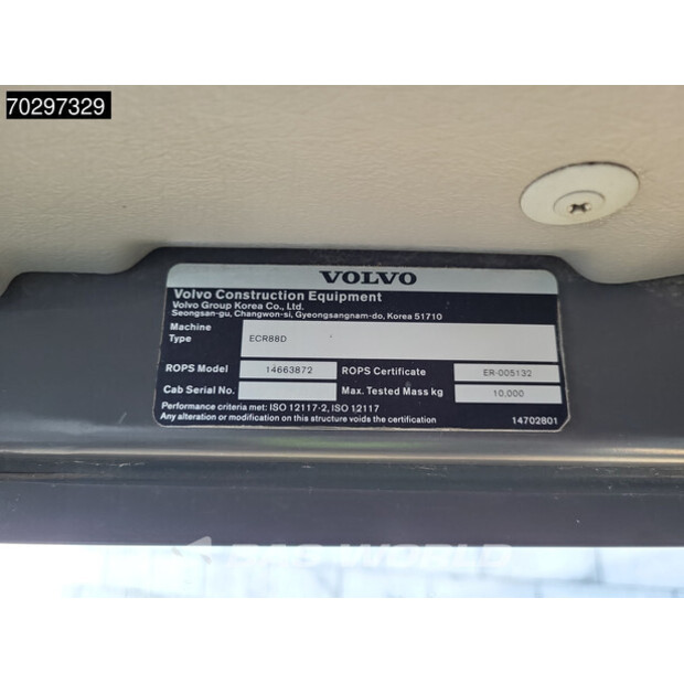 2019 فولفو ECR88D-43256014