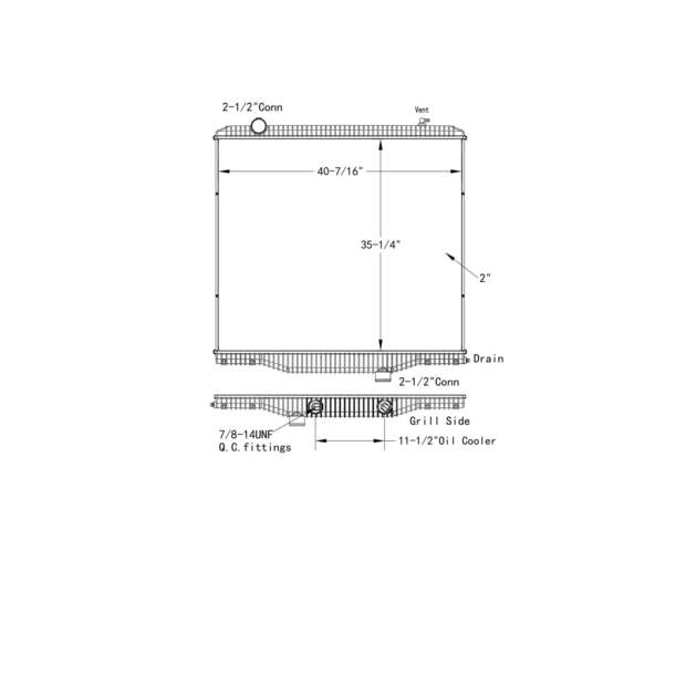 Radiator-PTR International Used-43289663