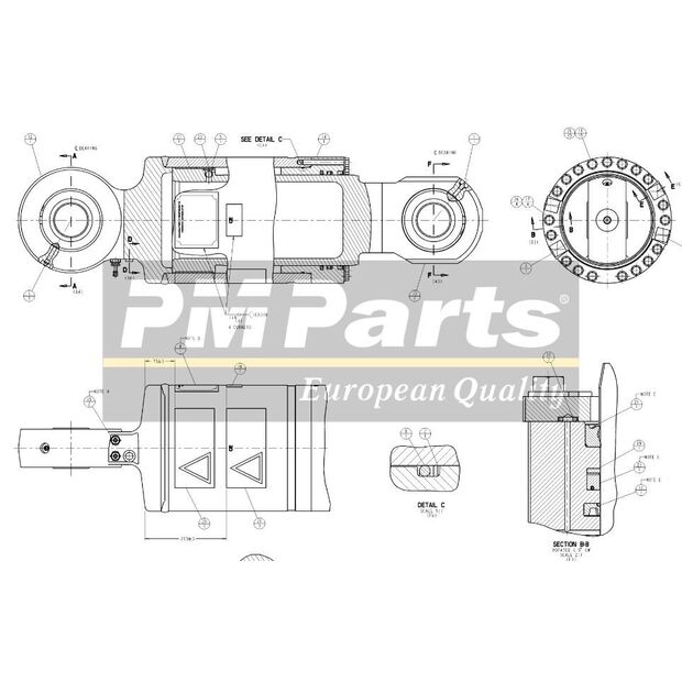 Caterpillar  4418351 Rear suspension 441-8351-43301068