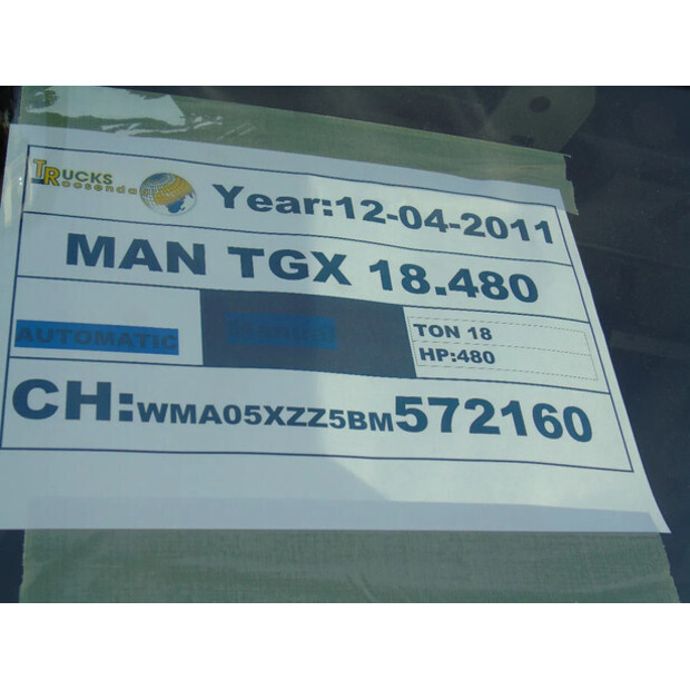 2011 MAN TGX 18.480-43307068