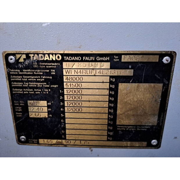 2014 TADANO ATF70G-4-43309374