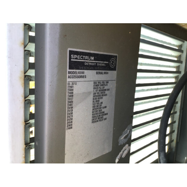 DETROIT DIESEL 60DS60 GENERATOR 54 KVA USED-43314769