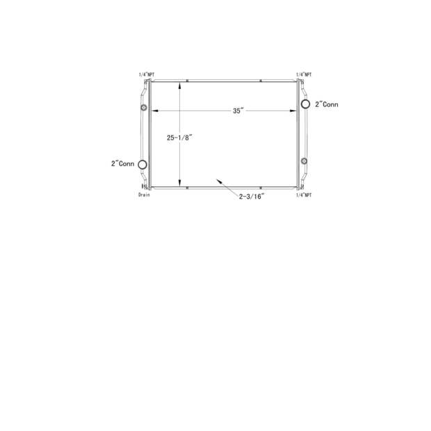 Radiator-PTR Freightliner Used-43317000