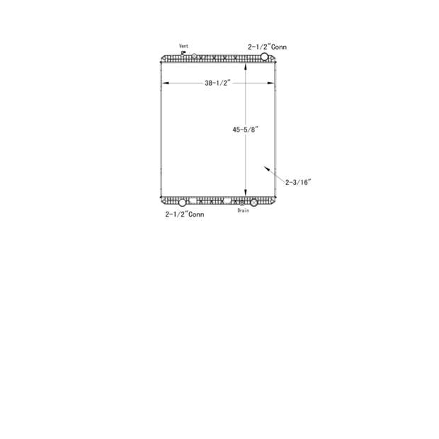 Radiator-PTR Freightliner Used-43317269