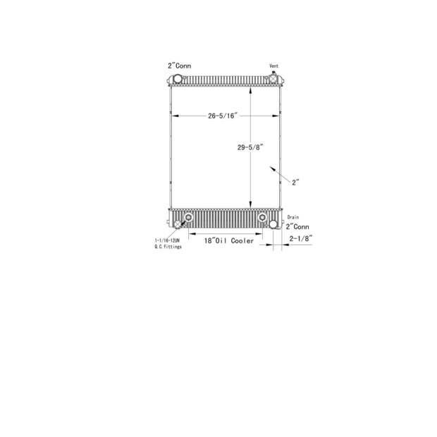 Radiator-PTR Freightliner Used-43318291