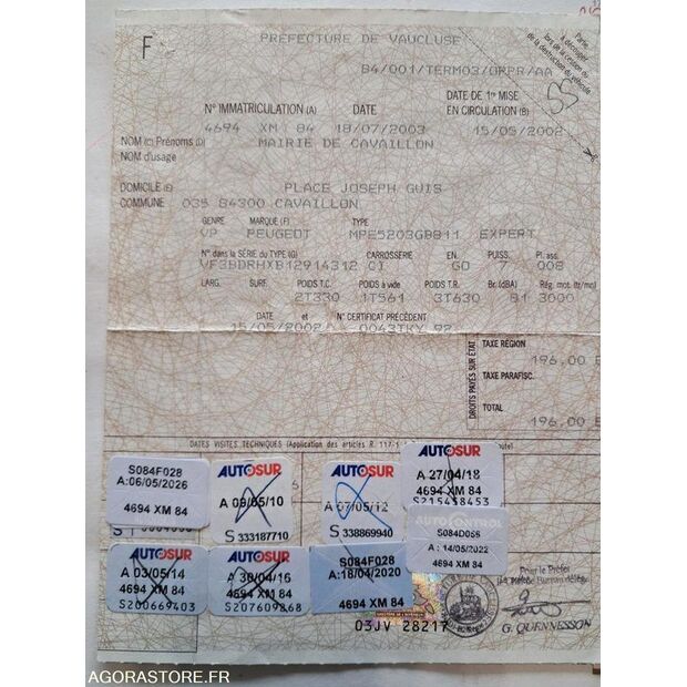 2002 بيجو Expert-43336172