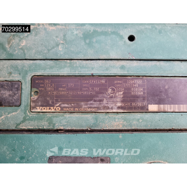 2017 Volvo EC220EL-43338481