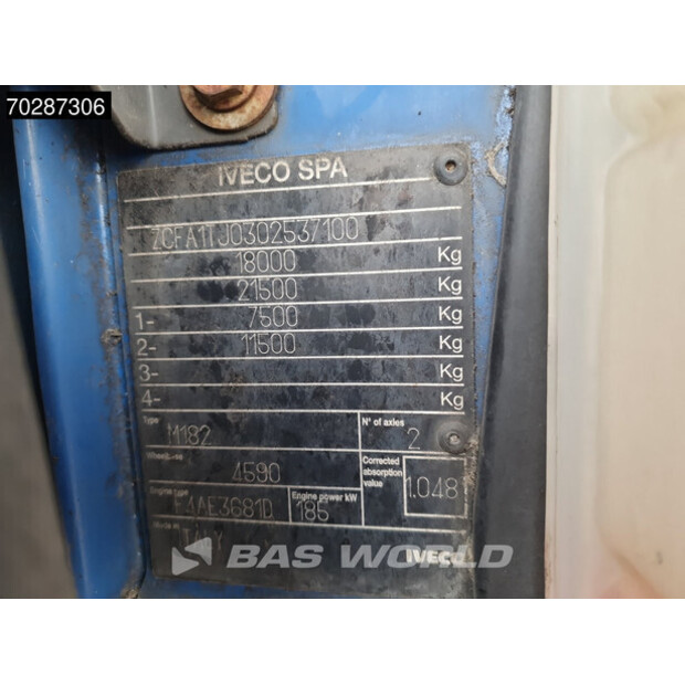 2018 Iveco Eurocargo 180E250-43341288