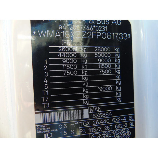 2015 MAN TGX 26.440-43342955