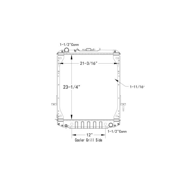 Radiator-PTR Chevrolet / GMC Used-43344547