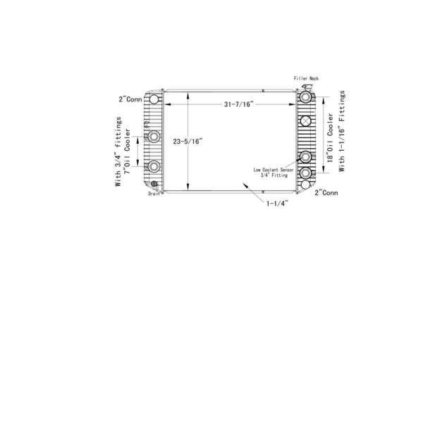Radiator-PTR Chevrolet / GMC Used-43344582