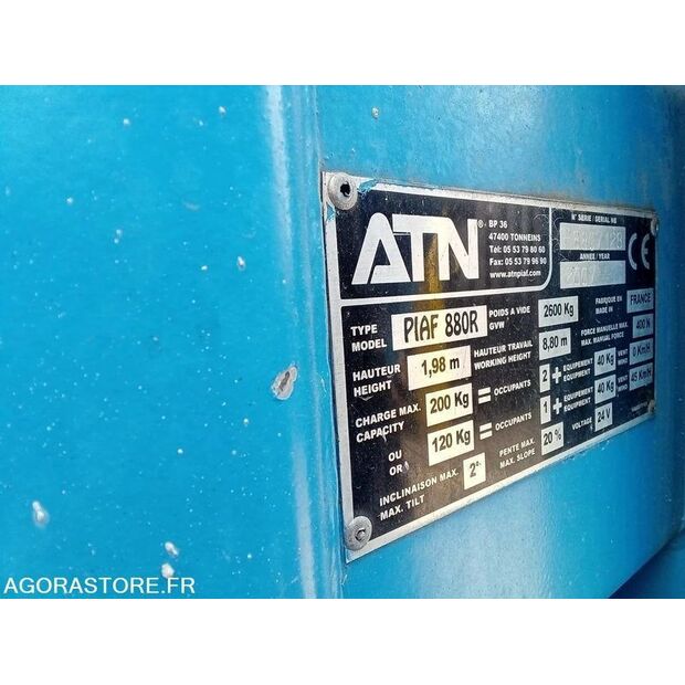 2007 ATN Piaf 880R-43361707