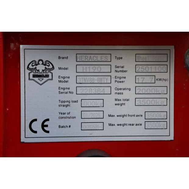 2025 Heracles H190-43366198