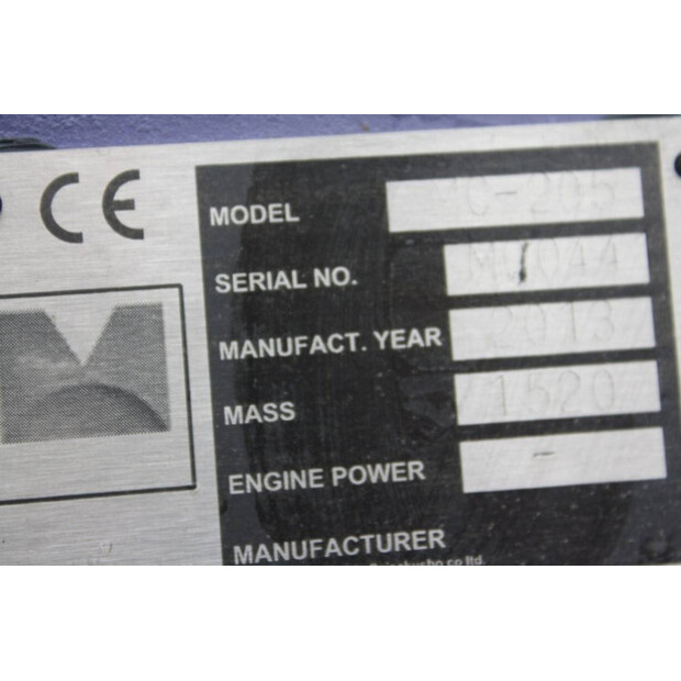 2013 MAEDA MC-205-43367065