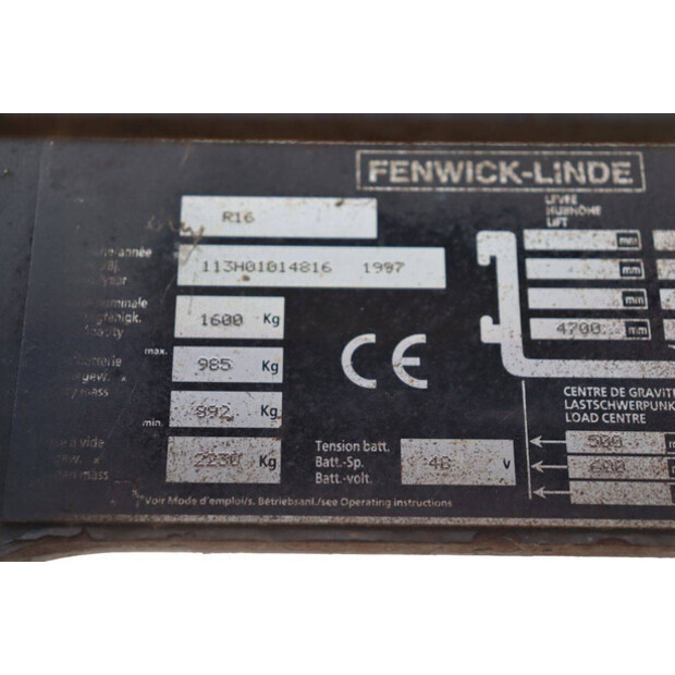 1997 Linde R16-43369707