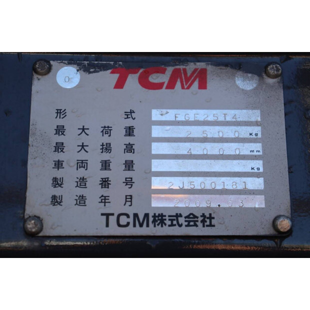 2009 TCM FGE25T4-43370252