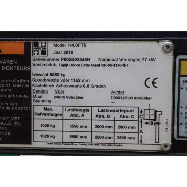 2010 هايستر H4.0FT5-43371107