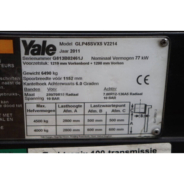 2011 يال GLP45SVX5 V2214-43372770