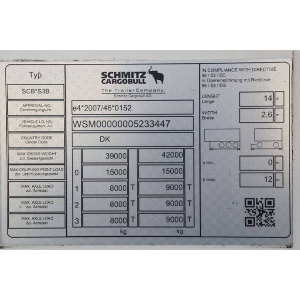 2019 Schmitz Cargobull SKO-43373350