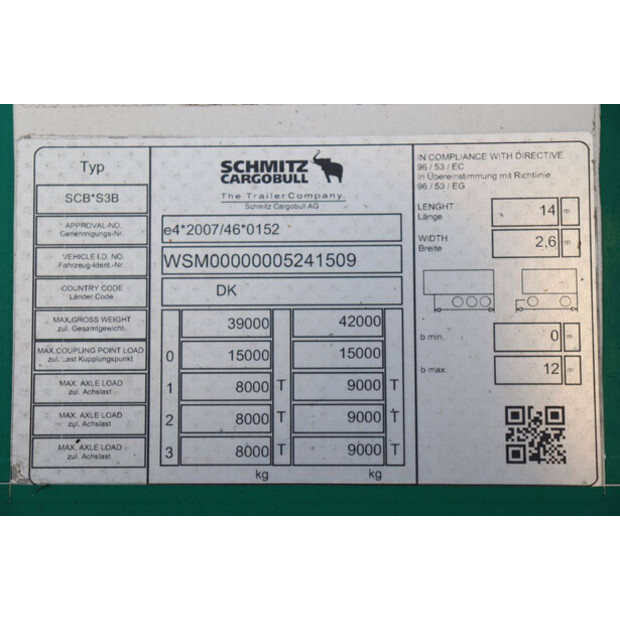 2020 Schmitz Cargobull SCB*S3B-43373466