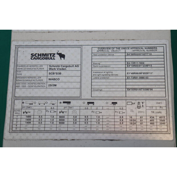 2020 Schmitz Cargobull SCB*S3B-43373467