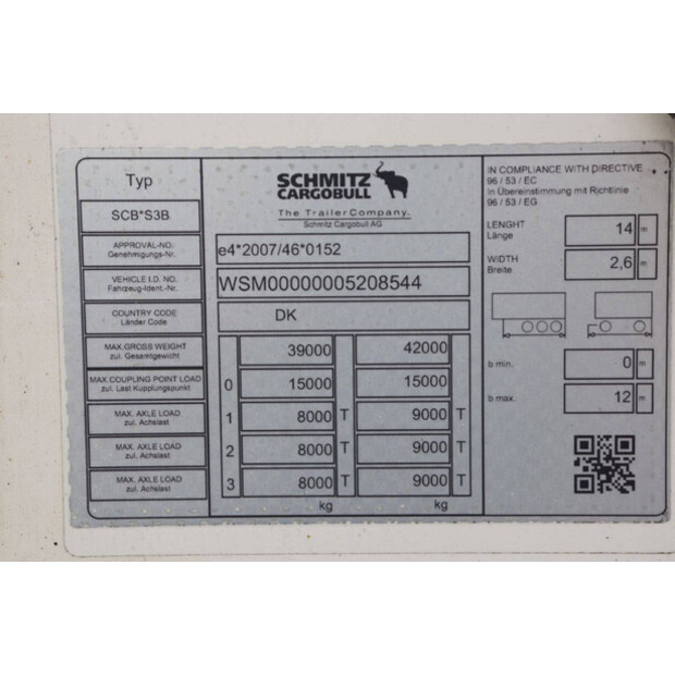 2018 Schmitz Cargobull SCB*S3B-43373632