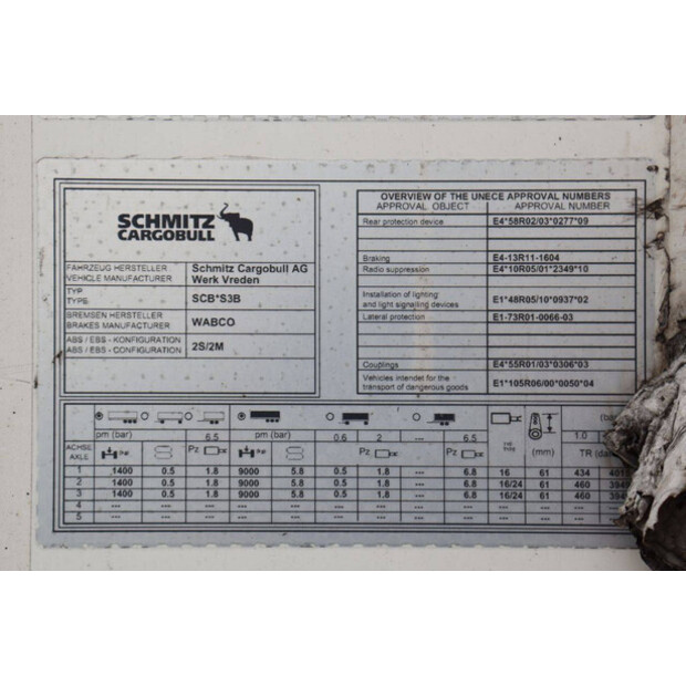 2018 Schmitz Cargobull SCB*S3B-43373633